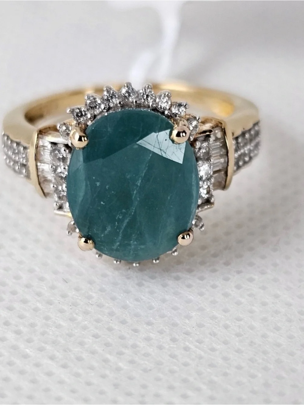 Extremly Rare Natural Grandiderite & Ziron Vermeil Ring Size 8 NEW With tags!